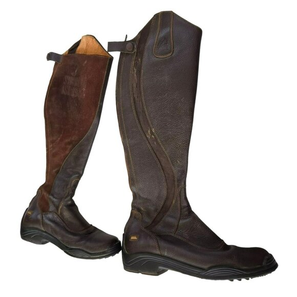 Brogini Supreme Long Leather Riding Boots Size 37, 44.5, 44 Brown JJ4108 - Picture 12 of 16